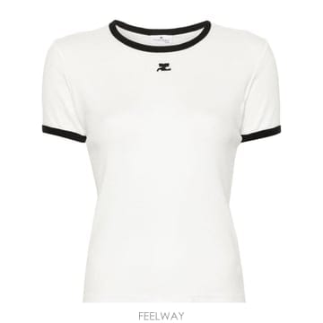 COURREGES [P13]������ VESJTS017JS00700098 ���� Ƽ���� ī��Ƽ ���� ž COURREGES LOGO[P13]������ VESJTS017JS00700098 ���� Ƽ���� ī��Ƽ ��