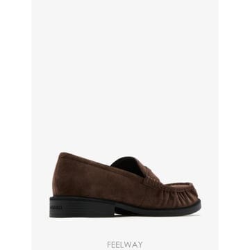 26 FW 코치 logo plaque suede loafers CFZ39 TP460652425
