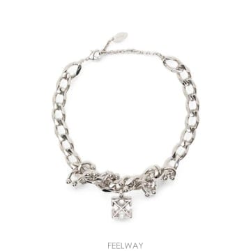 Off White 26 FW ����ȭ��Ʈ �Ǿ�� �ַο� ü�� ��ũ���� OWOA12YS26MET001 TP45776652626 FW ����ȭ��Ʈ �Ǿ�� �ַο� ü�� ��ũ���� OWOA12YS2
