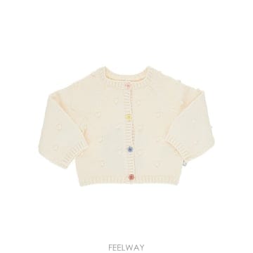 26 F/W 스텔라 맥카트니 레이즈 도트 코튼 & 울 가디건 KIDS B0132358809