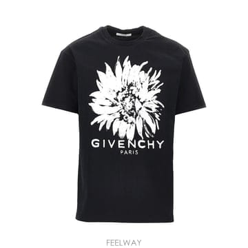 26 F/W 지방시 SUNFLOWER 프린트 티셔츠 BM71NK001 B0132358928