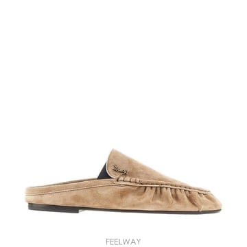 26 F/W 생로랑 르 로퍼 스웨이드 레더 뮬 A009QT9741 B0132362427