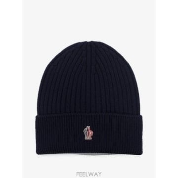 Moncler 26 FW ��Ŭ���� �׷���� logo patch ribbed knit beanie hat 3B0000104726 FW ��Ŭ���� �׷���� logo patch ribbed knit beanie 