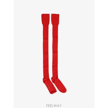 Dolce&Gabbana ���Ϲ�� ��ü�ذ��ٳ� logo detail thigh high socks���Ϲ�� ��ü�ذ��ٳ� logo detail thigh high socks