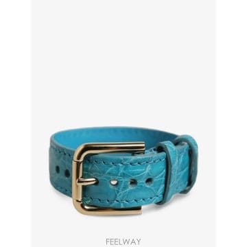 Dolce&Gabbana ���Ϲ�� ��ü�ذ��ٳ� croc effect buckle bracelet���Ϲ�� ��ü�ذ��ٳ� croc effect buckle bracelet
