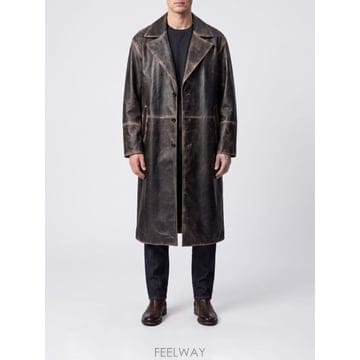 Camper ķ�� ���� ��Ʈ AU00115 001 LEATHER LONG COAT TP647725041ķ�� ���� ��Ʈ AU00115 001 LEATHER LONG COAT TP6477250