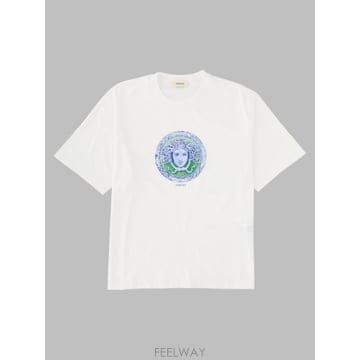 Versace 26FW ������ü ž 1027027 1A193031W000 WHITE26FW ������ü ž 1027027 1A193031W000 WHITE