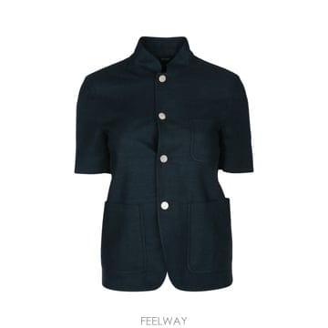 로로 피아나 SPAGNA 미니 SS 자켓 STR FAQ9804 W0 B0442532417