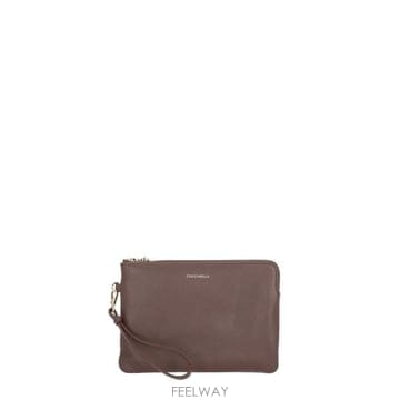 26FW 코치넬리 클러치 파우치 E5TBM190201 C ME SOFTYR49 BURGUNDY