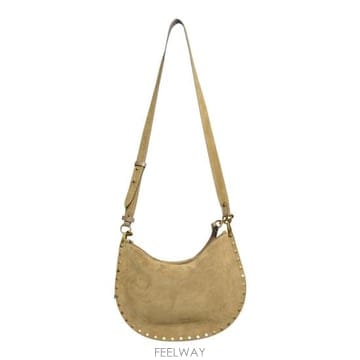 26FW 이자벨마랑 오스칸 소프트 지퍼 백 BF0066FAB2C03M 50TA GRIGIO TALPA