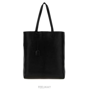 26FW 생로랑 볼드 쇼핑 백 676657AAEL5 1000 Black