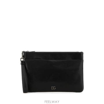 Dolce&Gabbana 26SS ��ü�ذ��ٳ� ���� ���Ϸ�Ʈ�� Ŭ��ġ BP3294AU994 80999 Black26SS ��ü�ذ��ٳ� ���� ���Ϸ�Ʈ�� Ŭ��ġ BP3294AU994 8