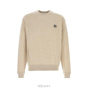 Maison Kitsune 26FW ����Ű���� ��Ʈ���� MRMKJ04KT1220 H218 LIGHTBEIGEMELANGE26FW ����Ű���� ��Ʈ���� MRMKJ04KT1220 H218 LIGHTBEIGE