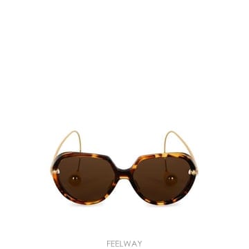 Bottega Veneta 26FW ���װ�����Ÿ ���۶� BV1436S 002 HAVANA GOLD BROWN26FW ���װ�����Ÿ ���۶� BV1436S 002 HAVANA GOLD BRO