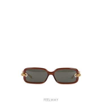 Bottega Veneta 26FW ���װ�����Ÿ ���۶� BV1439S 005 BROWN GOLD GREY26FW ���װ�����Ÿ ���۶� BV1439S 005 BROWN GOLD GREY