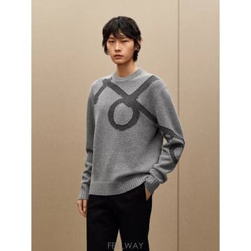 에르메스 Maxi Mors Sellier 크루넥 스웨터 XL 3831