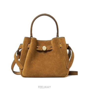 Tory Burch �׶�����Ÿ �ؿ� �丮��ġ ���� ROMY MINI SUEDE LEATHER BUCKET BAG 18156620�׶�����Ÿ �ؿ� �丮��ġ ���� ROMY MINI SUEDE LEATHER 