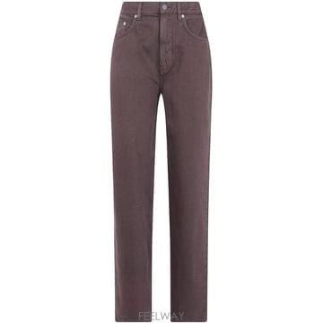 Loulou De Saison Samur 스트레이트 레그 진 SAMURLDS BROWN TP980488615