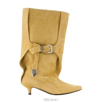 Toga Pulla Aj 1508 버클 미드힐 부츠 FTGPW150803901 KHAKI TP98049566