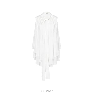 26 FW 꼼데가르송 푸시 보우 레이어드 탑 GRT001051 TP460680045