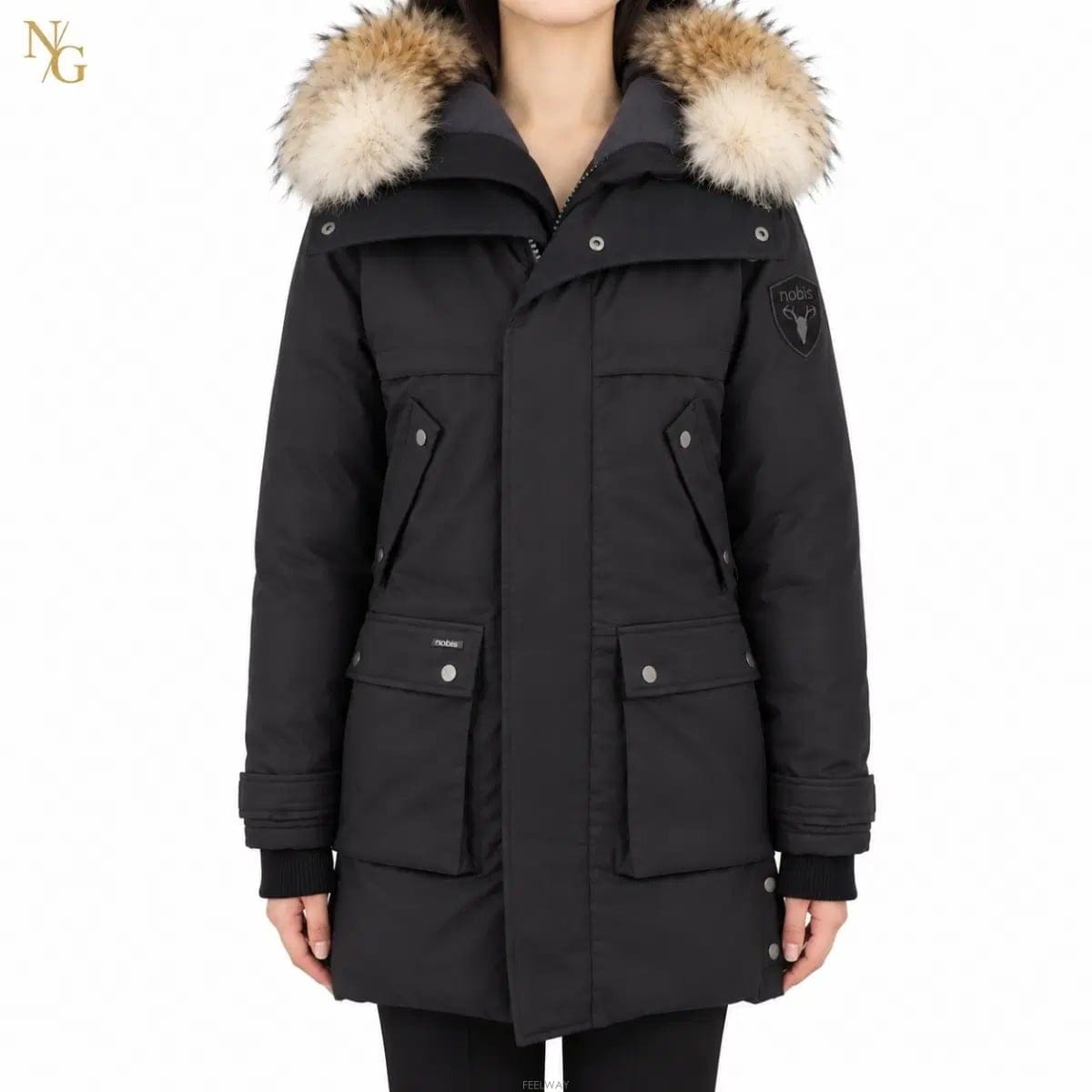 Nobis [��ǰ/�������] ��� �� ���׽� ���е� ���� ���� XS / 44[��ǰ/�������] ��� �� ���׽� ���е� ���� ���� XS /