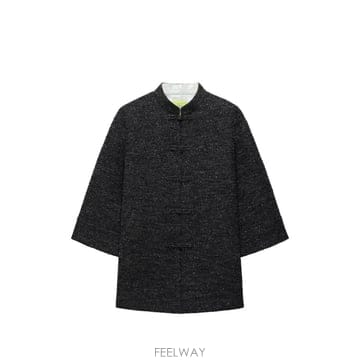 | Other Brand | 26 FW Shanghai Tang sequin flecked tweed coat B2WRO480IT TP426 FW Shanghai Tang sequin flecked tweed coat B2WRO480