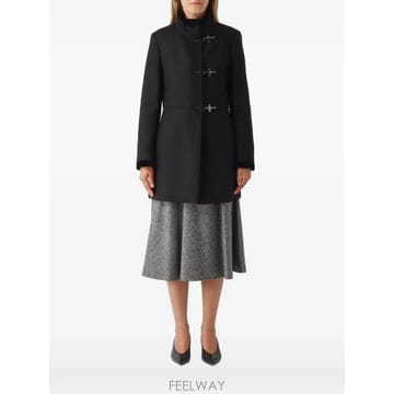 FAY 26 FW ���� Virginia hook fastening high neck coat NAW50534000Y26 FW ���� Virginia hook fastening high neck coat NAW5