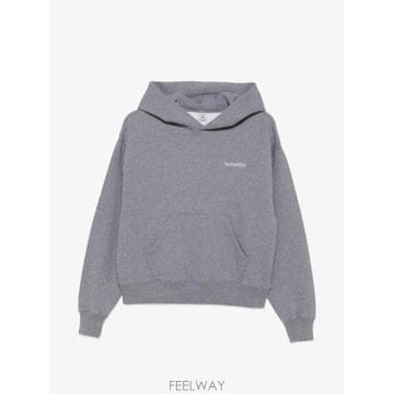26 FW 스포티앤리치 세리프 로고 자수 후드티 ST11084300GY34 TP460721448