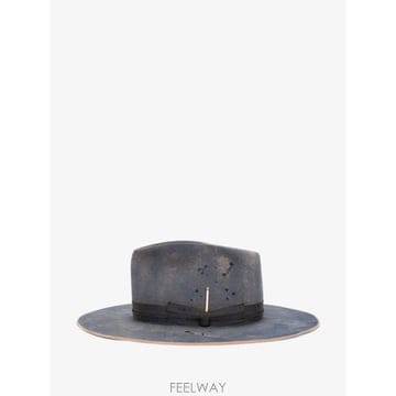 | Other Brand | 26 FW Nick Fouquet distressed effect grosgrain trim hat 777226 FW Nick Fouquet distressed effect grosgrain trim ha