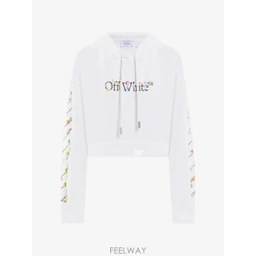 26 FW 오프화이트 플로럴 프린트 후드 니트웨어 2BB056S26FLE001W102 TP460670948
