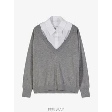 26 FW Patrizia Pepe  V넥 스웨터 8K0390 TP460670893