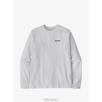 26 FW 파타고니아 P 6 로고 프린트 긴소매 티셔츠 38518FBWI TP460670833