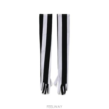 Dolce&Gabbana 26 FW ��ü�ذ��ٳ� striped elbow length gloves LB303077 TP4607190926 FW ��ü�ذ��ٳ� striped elbow length gloves LB30307