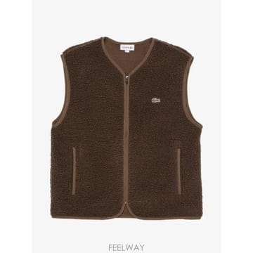 LACOSTE 26 FW ���ڽ��� fleece texture gilet BH8670 TP46066925126 FW ���ڽ��� fleece texture gilet BH8670 TP460669251
