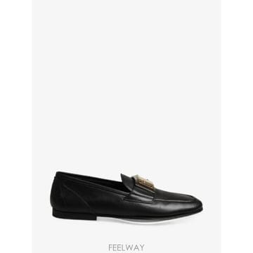 Dolce&Gabbana 26 FW ��ü�ذ��ٳ� logo plaque leather loafers MV887943 TP4607354026 FW ��ü�ذ��ٳ� logo plaque leather loafers MV88794
