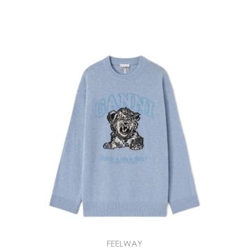 26 FW 가니 타이거 오버사이즈 스웨터 A1150095 TP460734224