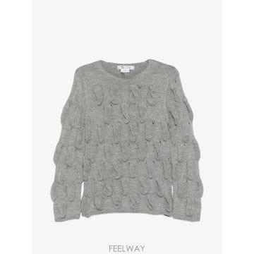 26 FW 꼼데가르송 textured knit sweater RRN508 TP460734202