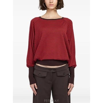 | Other Brand | 26 FW Gimaguas Saffi horizontal stripe sweater RWF26151237626 FW Gimaguas Saffi horizontal stripe sweater RWF2615