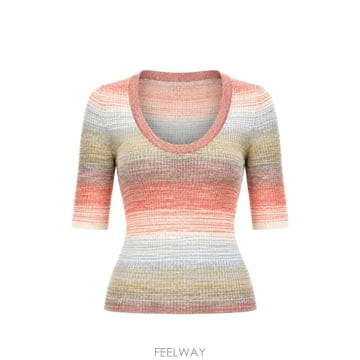 | Other Brand | 26 FW Veronica Beard Archibald striped sweater J2607KC76911426 FW Veronica Beard Archibald striped sweater J2607KC