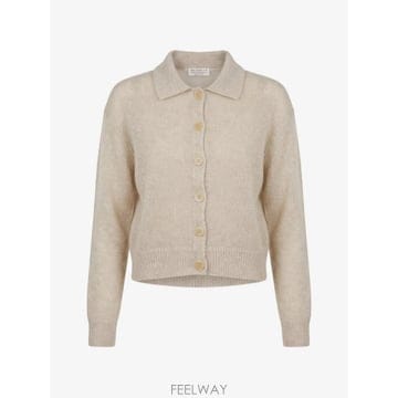 Brunello Cucinelli 26 FW ���ڷ� ��ġ�ڸ� sequin embellished mohair cardigan MBG77551626 FW ���ڷ� ��ġ�ڸ� sequin embellished mohair card