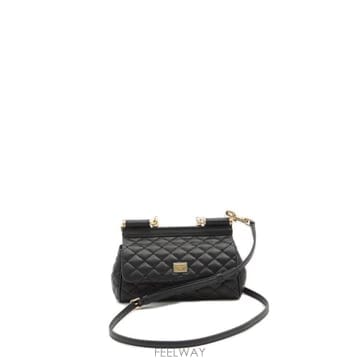 (해외배송) 돌체앤가바나 Dolce Gabbana 로고 플라크 스몰 시칠리아 백 BB7116AV967