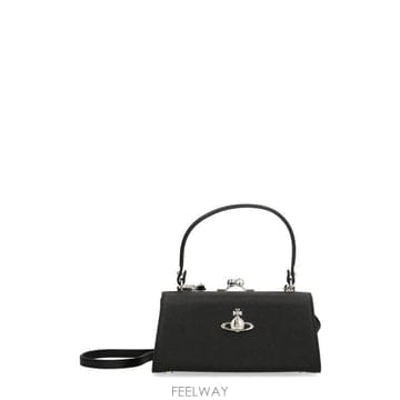 (해외배송) 비비안웨스트우드 Vivienne Westwood Orb Plaque Doll 탑 핸들 백 4B0