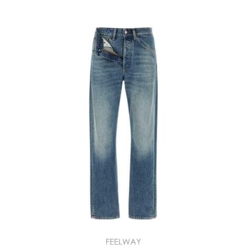 (해외배송) 메종마르지엘라 MM6 메종 마르지엘라 비대칭 허리밴드 진 SH2LA0062M30058