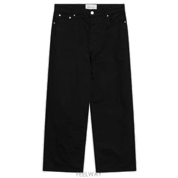 (해외배송) 아미 AMI 와이드 레그 로고 패치 진 HTR940DE0131