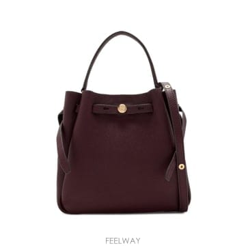 인더샵 Tory Burch 토리버치 버건디 토트백