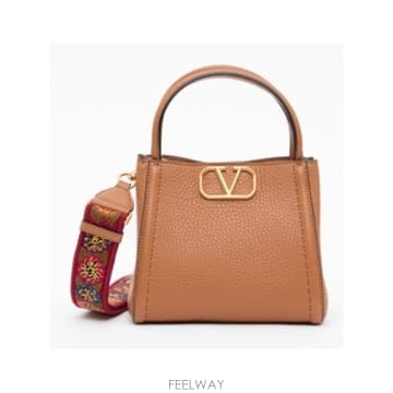 인더샵 VALENTINO 발렌티노 브라운 토트백