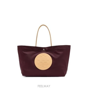 인더샵 Tory Burch 토리버치 버건디 토트백