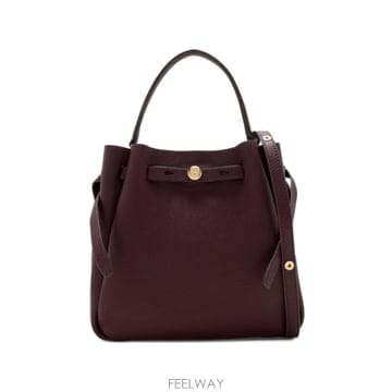 인더샵 Tory Burch 토리버치 버건디 토트백