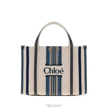 인더샵 Chloe 끌로에 블랙 네이비 토트백