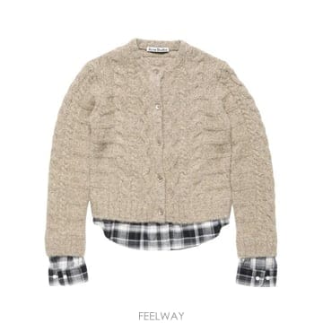 Acne 26FW ��ũ�� ��Ʃ��� ���̾�� ���̺� ��Ʈ ����� A60604 KNIT000890DCC BEIGE26FW ��ũ�� ��Ʃ��� ���̾�� ���̺� ��Ʈ ����� A6060
